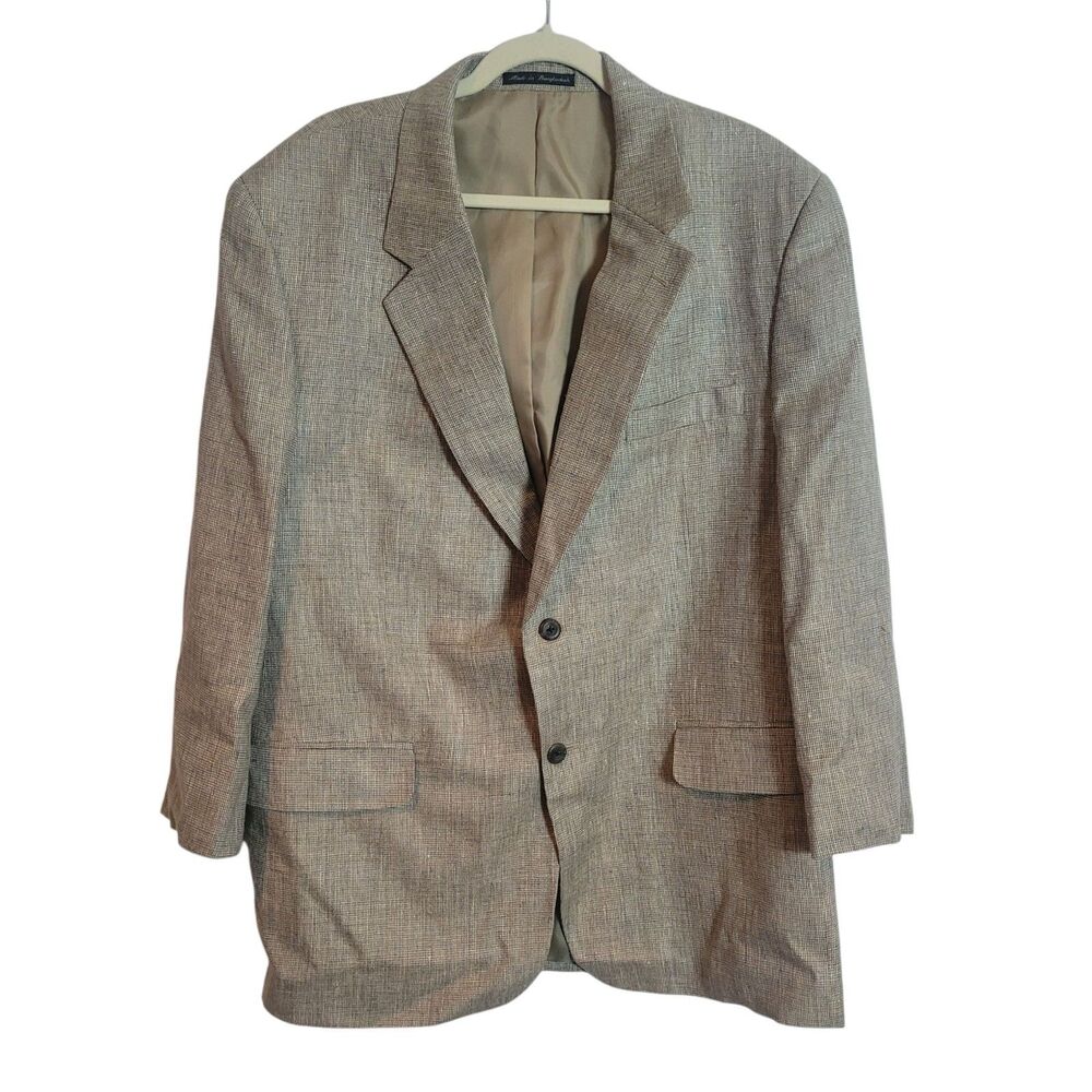 Savile Row Woven Silk Sport Coat Blazer Men's Size 45R‎ Business Career Formal